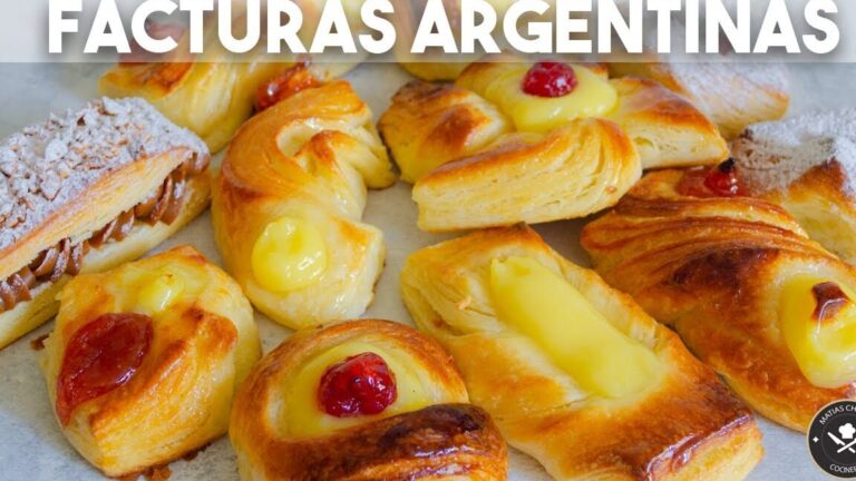 ¡Aprende a hacer las mejores facturas argentinas con nuestra receta infalible!