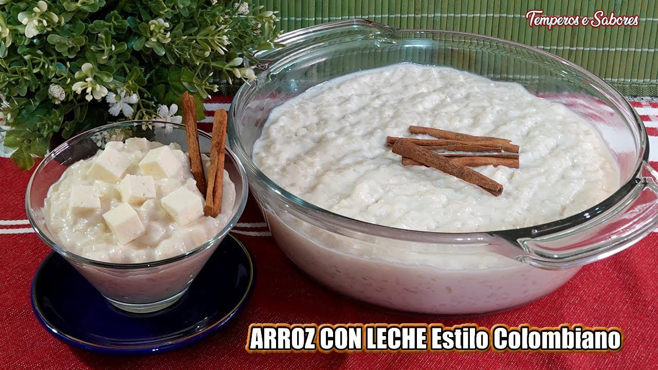 arroz con leche postre colombiano tradicional