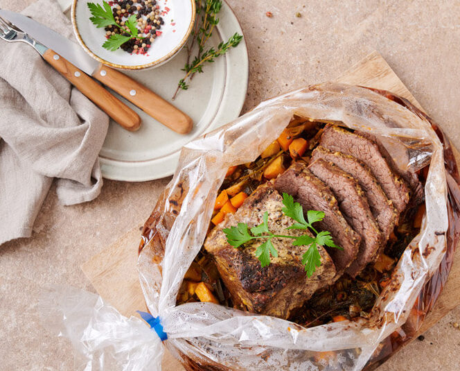 Carne al horno en bolsa: la clave para un plato jugoso y sabroso