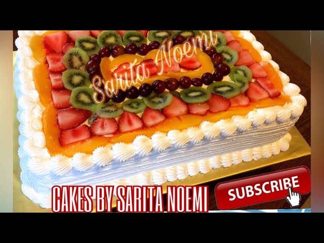 Cómo decorar pasteles cuadrados con fruta 28 Cómo decorar pasteles cuadrados con fruta