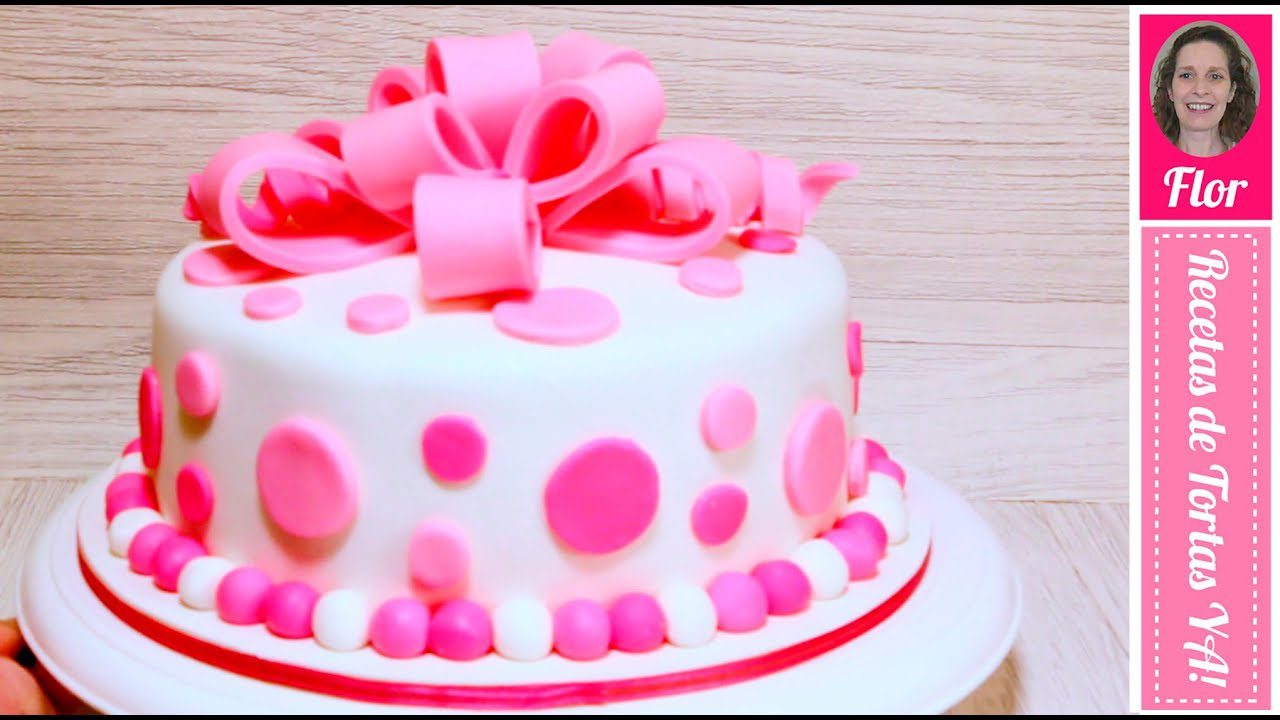 decoracion de torta con pasta ballina