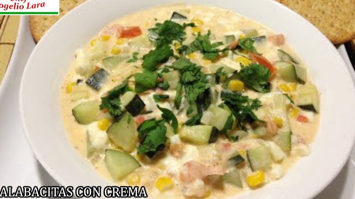 deliciosa receta de calabacitas con crema para sorprender a tus invitados