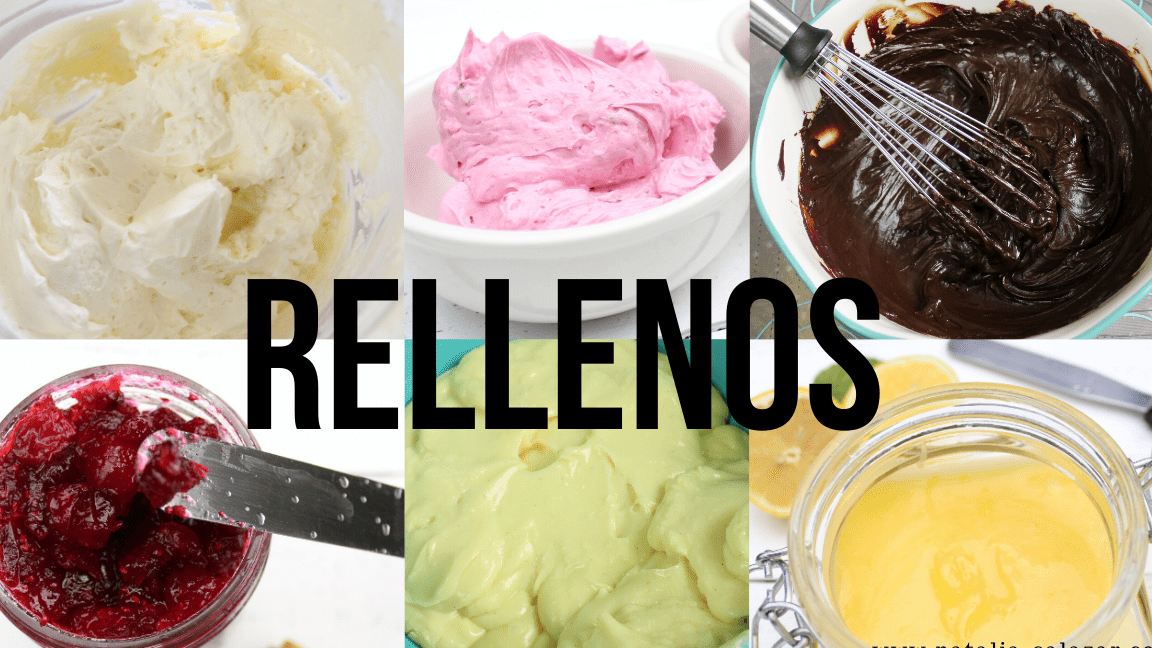 Rellenos irresistibles para tortas forradas: ¡una tentación que te hará salivar! 1 diferentes rellenos para tortas forradas en una mesa