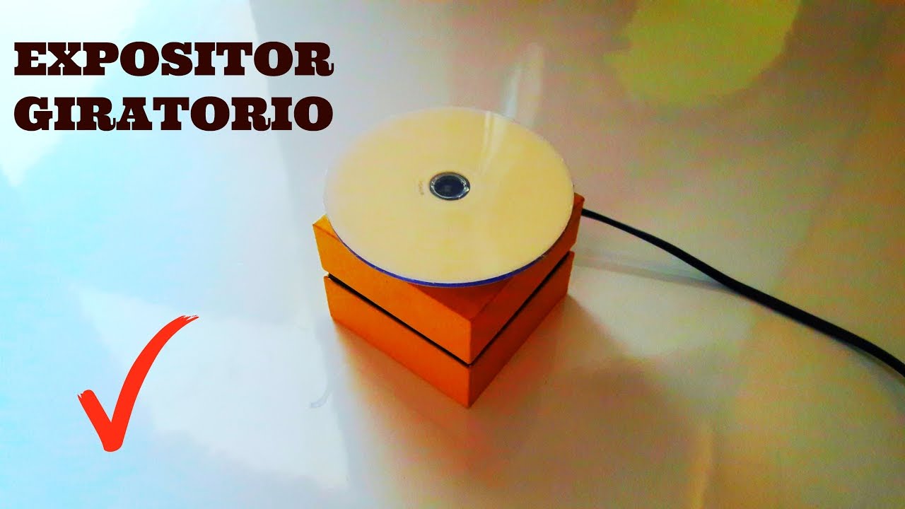 diseno creativo de plato giratorio casero