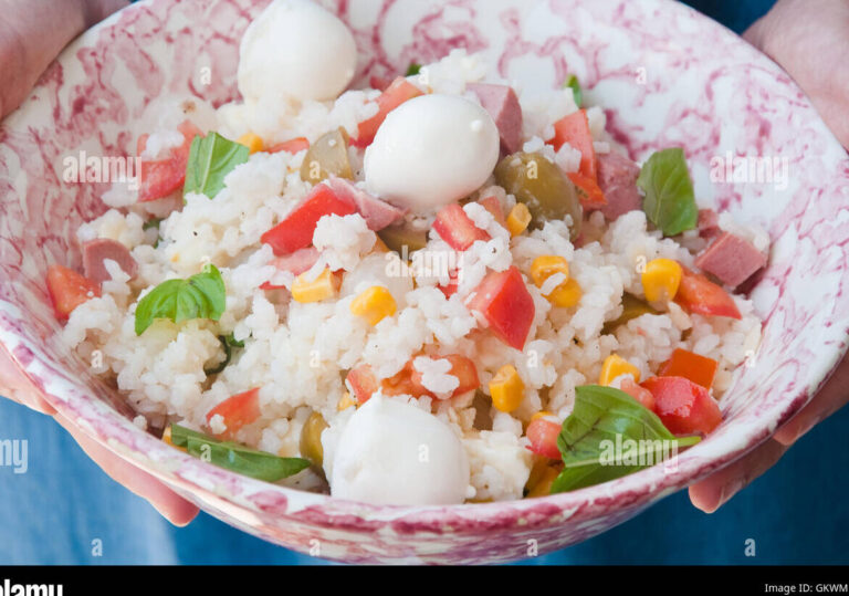 Ensalada de arroz primavera: ¡Una explosión de sabor en cada bocado!