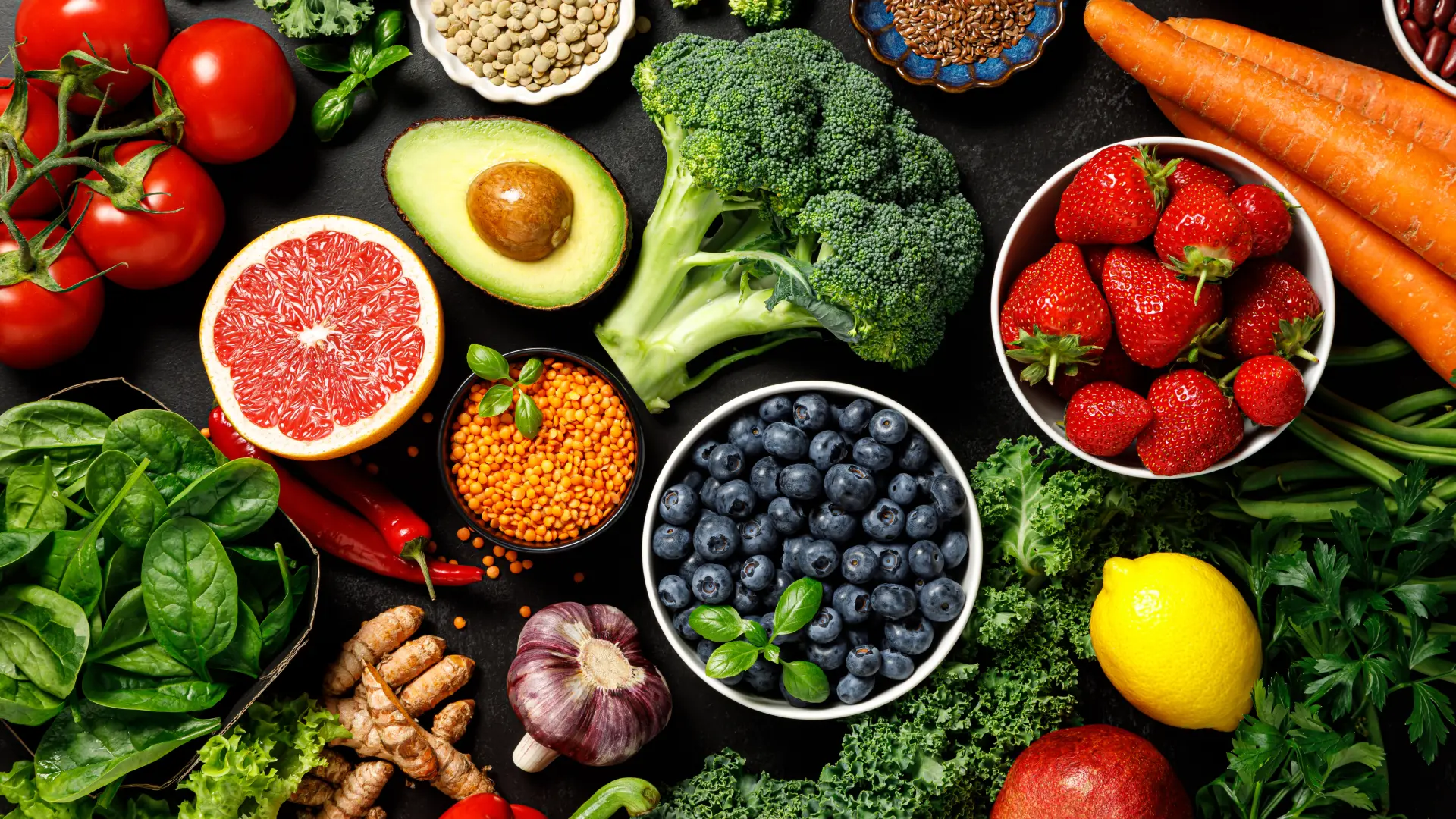 frutas y verduras ricas en