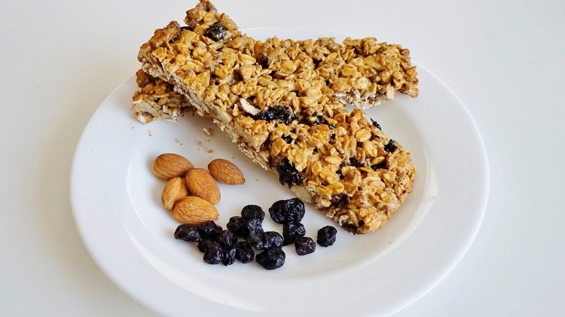 imagen barras de cereal sin miel saludables y deliciosas