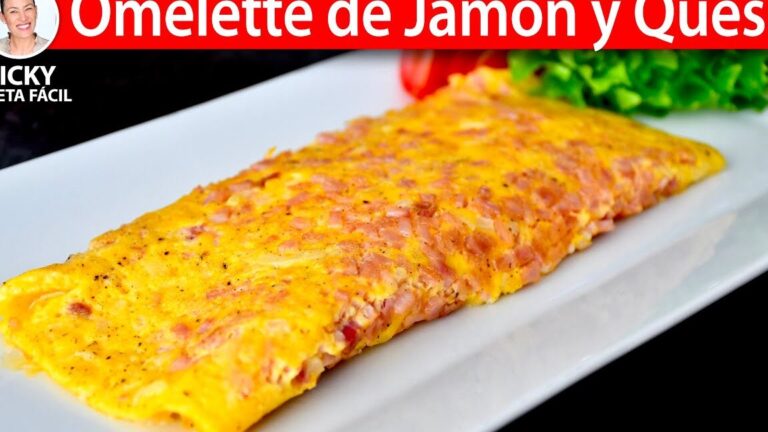 Omelette de jamón y queso light: receta argentina para cuidarte