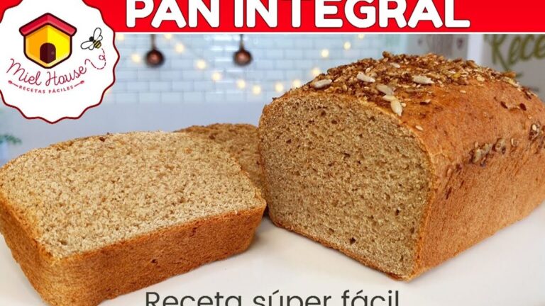 Receta saludable: Pan integral esponjoso con harina leudante