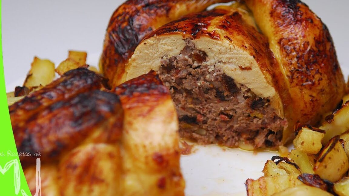pavita rellena de dona petrona deliciosa y sabrosa