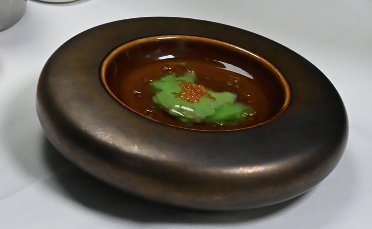 plato de comida gourmet preparada por juan