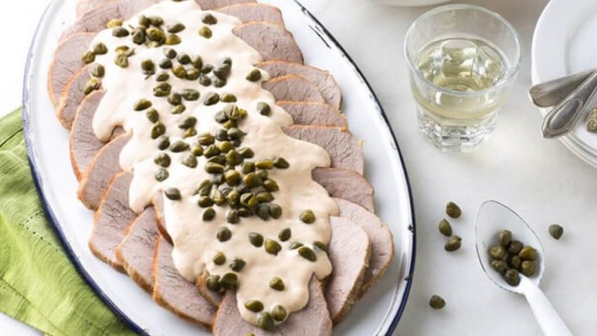 plato de vitel tone casero tradicional