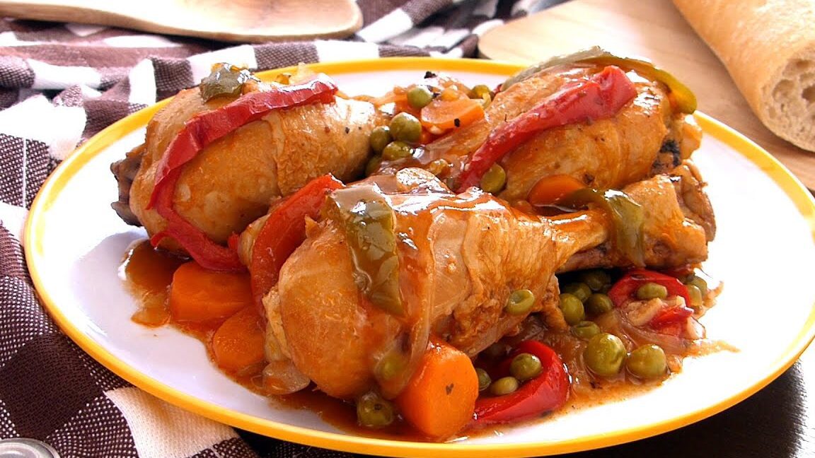 pollo a la portuguesa casero paso a paso