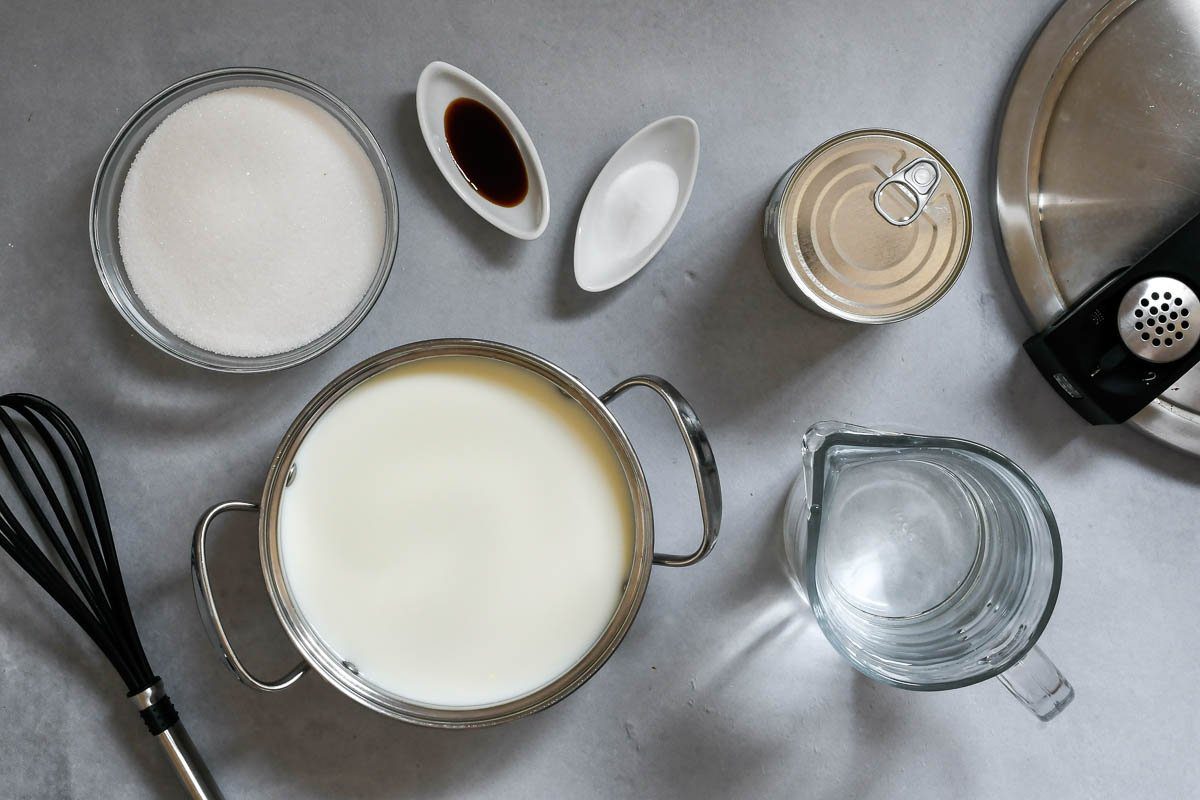 proceso de preparacion de dulce de leche