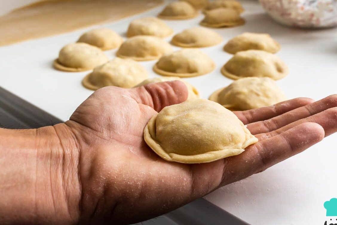 proceso de preparacion de la masa para sorrentinos