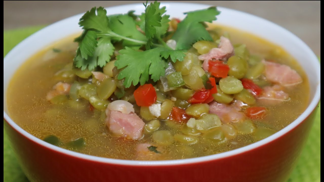receta paso a paso de sopa de arvejas