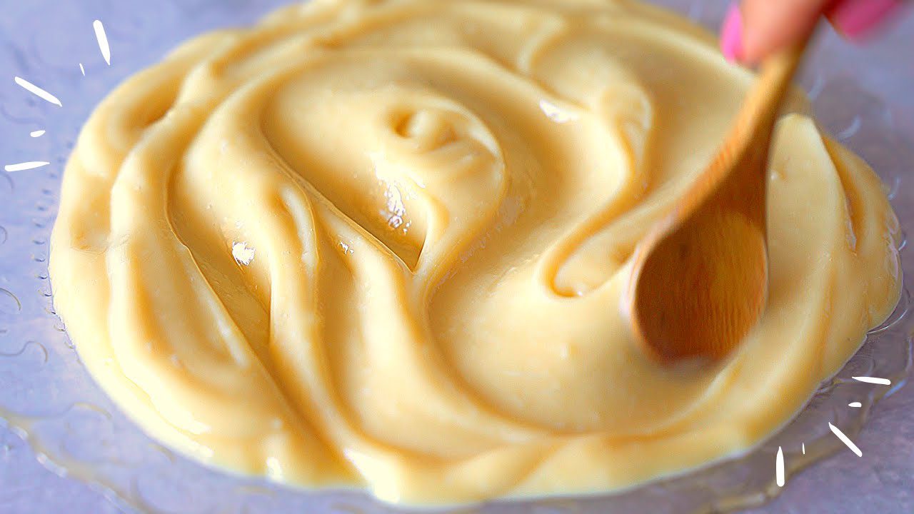 relleno de crema de vainilla casera