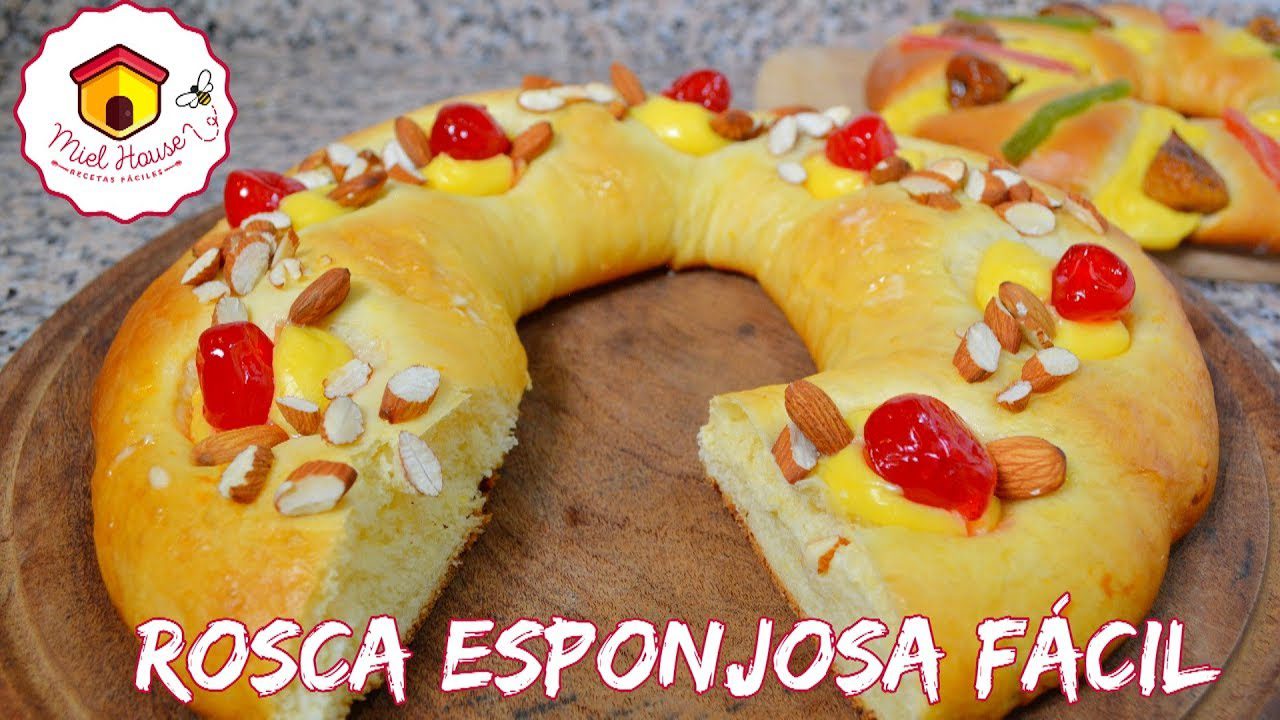 rosca de pascua casera y deliciosa