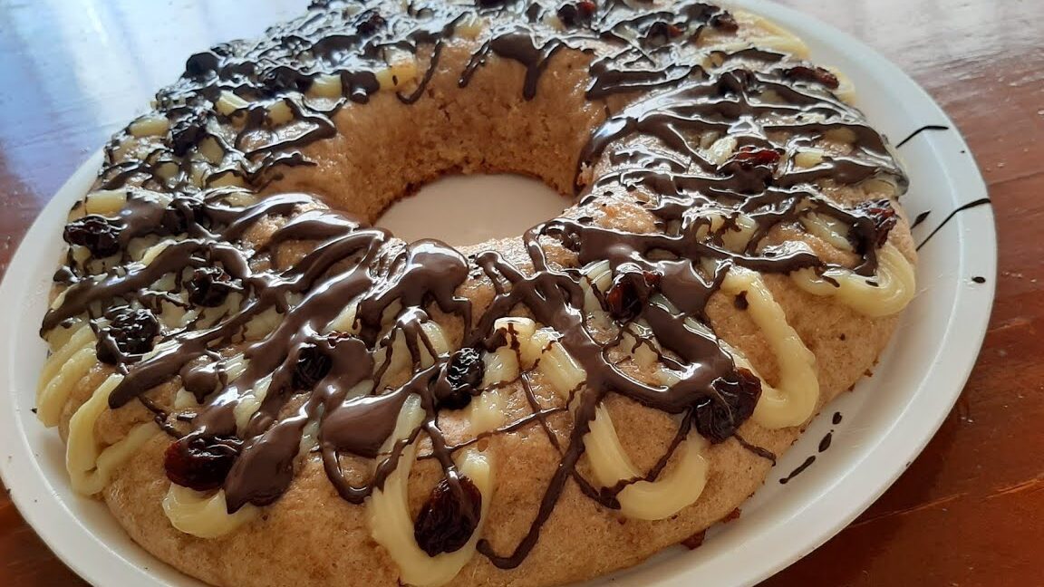 rosca de pascua con harina integral saludable