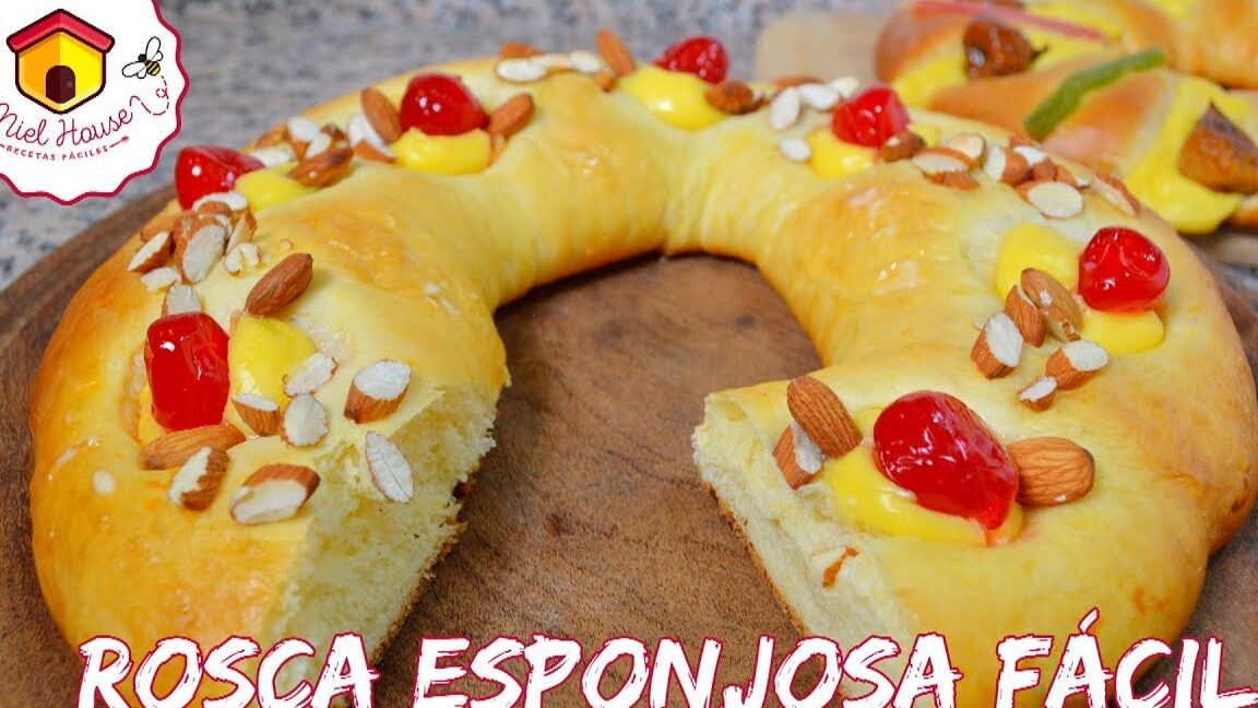 rosca de pascua esponjosa y deliciosa