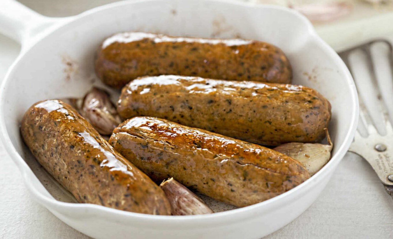 sabrosas y saludables receta de salchichas vegetarianas caseras