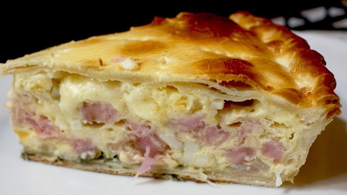 tarta argentina de jamon y queso deliciosa