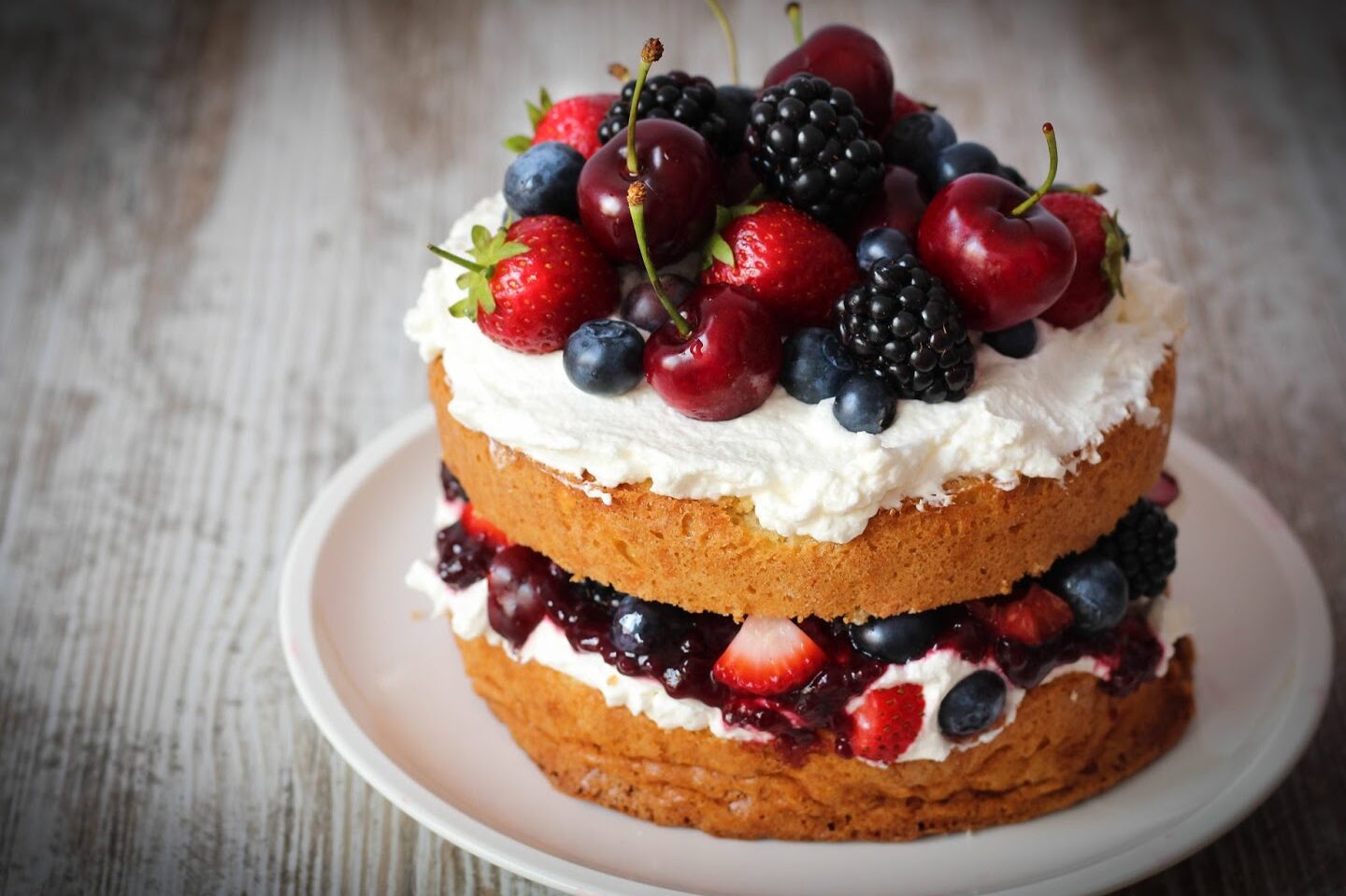 Recetas argentinas: Tortas de frutos del bosque para endulzar tus sentidos 1 torta de frutos del bosque colorida y deliciosa