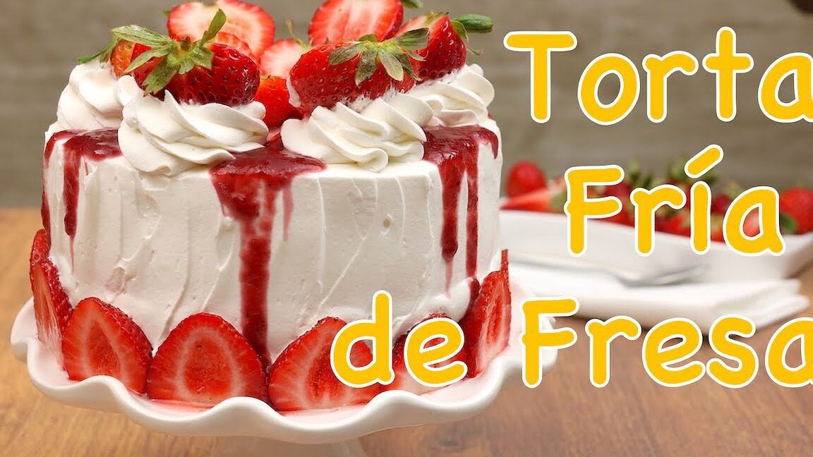 torta fria de crema pastelera casera deliciosa