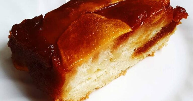 Torta invertida de manzana sin TACC: receta argentina exquisita