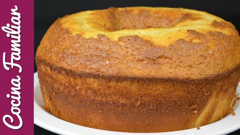 Bizcochuelo esponjoso con leche descremada: ¡fácil y delicioso! 6 Bizcochuelo esponjoso con leche descremada: ¡fácil y delicioso!