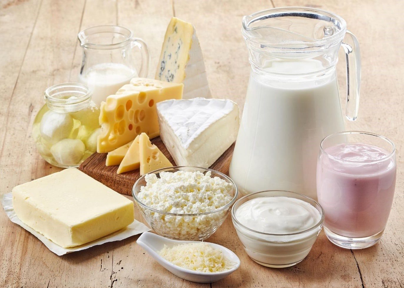 variedad de lacteos de alta calidad